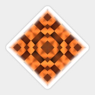 Pattern in Warm Tones Sticker